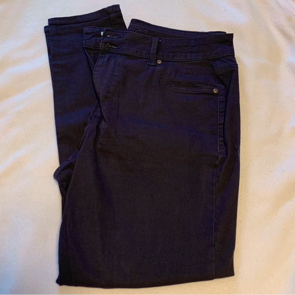 Maurice’s High Rise Double Button Skinny Pant